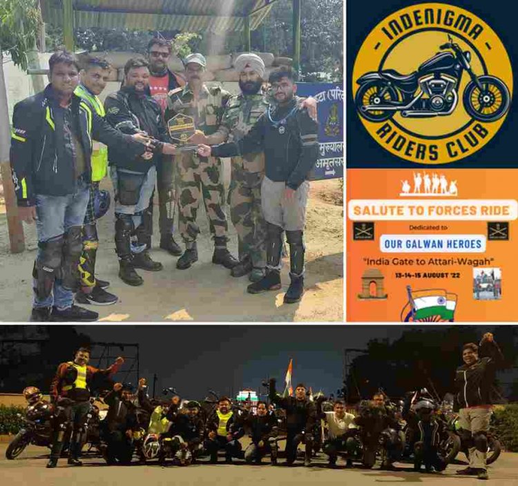 Salute To Forces Ride: The Indenigma Riders Club Way