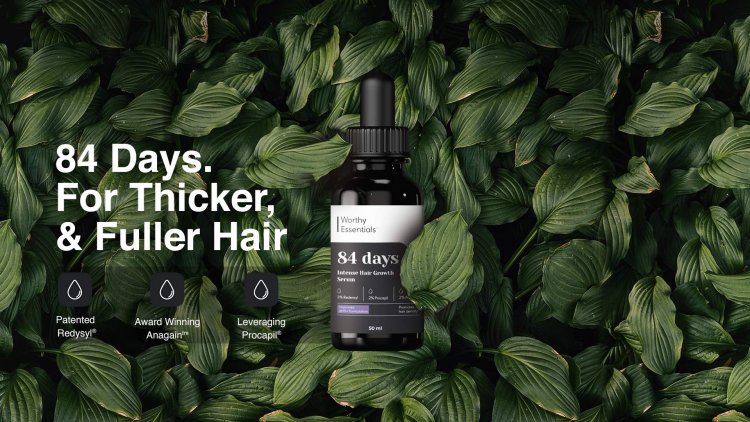 Worthy Essential Care Co. launches Redensyl-based hair growth serum with Dh5+ formulation under the name ‘84 days’.