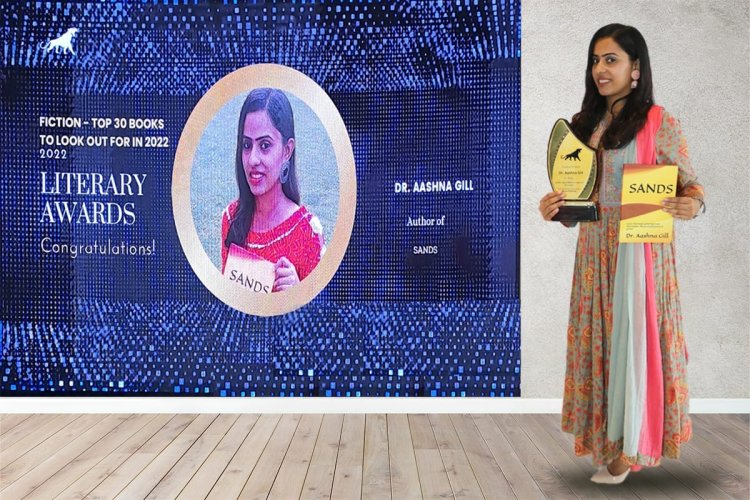 Get swept into Love with the award-winning book SANDS , a global Amazon bestseller, by Dr. Aashna Gill