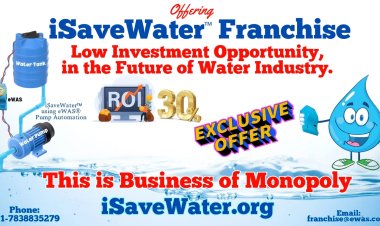 iSaveWater.org Franchise provides high growth Business Opportunity with Monopoly?