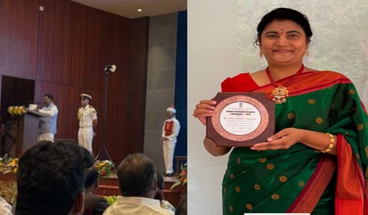 DR. THEJO AMADULA HONOURED WITH ‘IMPACT BEYOND MEASURE CSR’ AWARD BY THE SOCIAL WELFARE DEPARTMENT, GOVERNMENT OF GOA