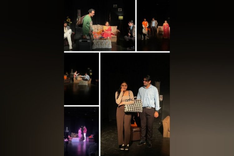 The play ‘’Under Secretary’’ was staged by Rang Gurukul Rangmandal .