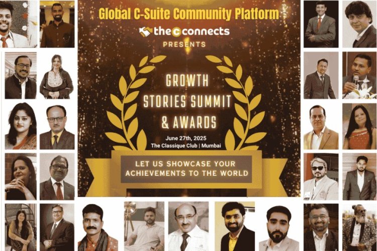 Growth Stories Summit and Awards 2025, Mumbai By TheCconnects Magazine Global C-Suite Community Platform