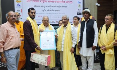 Wellwiser Trust Founder Dr. Sonu Prasad Honored with the Lal Bahadur Shastri Award 2025 With the Blessings of Former MP Shri Sunil Shastri