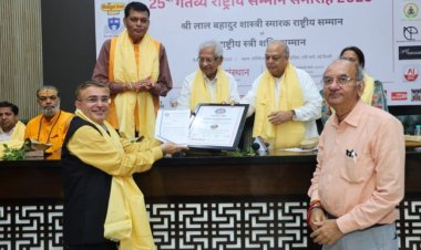 CA Shankar Ghanshyamdas Andani Appointed as Vice President of Gantavaya Sansthan, Conferred with Lal Bahadur Shastri Award 2025
