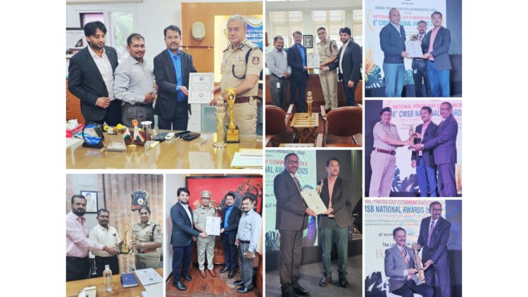 CMSB Honours Karnataka’s Senior Police Leadership with National Awards for Exceptional Public Service