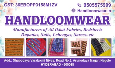 Handloom Wear: Weaving Tradition and Sustainability into Modern Fashion