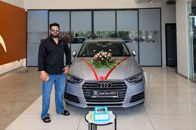 26-Year-Old Trader & Influencer Rahul Saini Marks a New Milestone with Luxury Audi Purchase