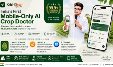 KrishiScan Launches India's First Mobile-Only AI Crop Doctor: A Browser-Based Revolution to Save Rs. 1.2 Lakh Crore in Annual Crop Losses